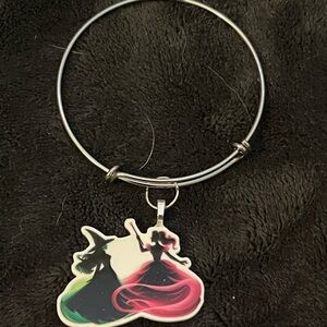 Silver Witch and Princess Charm Bracelet